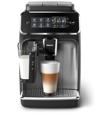 a close up of a coffee machine with a cup of coffee