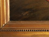 a picture of a painting of a bird on a ledge