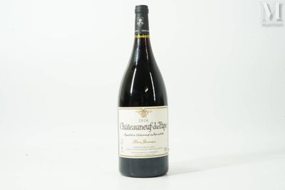 a bottle of wine that is sitting on a table