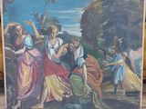 une image d'un tableau sur le mur d'une pièce