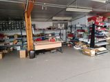 a large room with a lot of shelves and boxes