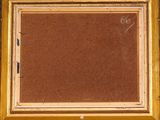 an image of a painting of a dog in a frame