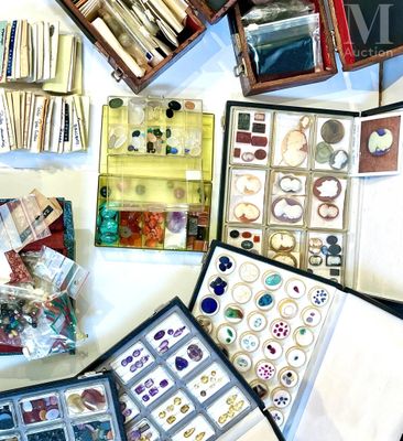 many different types of jewelry in this case