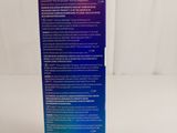 a close up of a box on a table with a white background