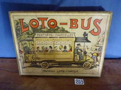 lotto - bus avec des passagers à l'avant et sur les côtés