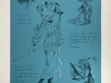 une image d'un dessin représentant un personnage de souris dans différentes poses