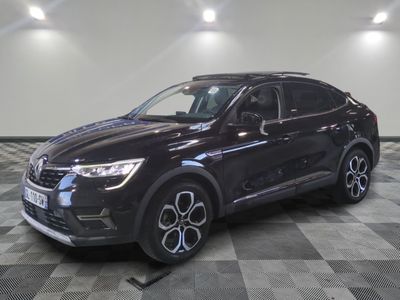 a picture of a black suv parked on a checkered floor