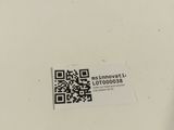 a qr code on the back of a toilet seat