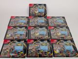 six cartes à collectionner Pokémon sont empilées les unes sur les autres