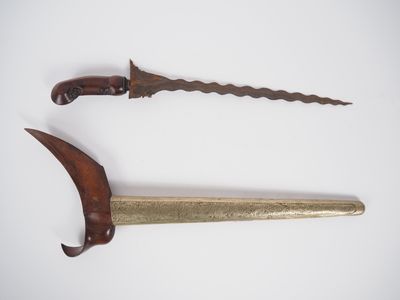Malaisie, fin XIXe-début Xxe Poignard dit « kriss » la poign…