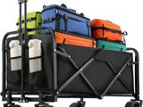 une photo d'un break noir rempli de nombreux bagages