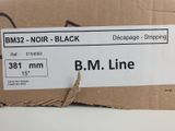 a brown box with a label on it that says b m line