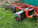 an image of a tractor with a trailer attached to it ' s back