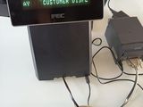 a clock that is on top of a table