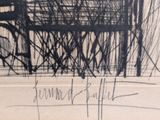 a black and white drawing on a piece of paper