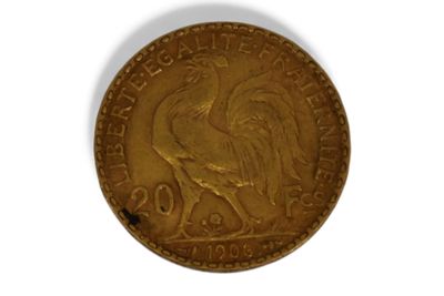 FRANCE. 1 pièce de 10 francs or "Coq", 1912. - Photo 1