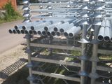 a lot of pipes that are stacked on top of each other