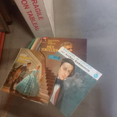 LOT de disques VINYLES 33 et 45 tours , VARIETES FRANCAISE E…