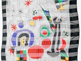une image représentant une écharpe ornée d'une peinture