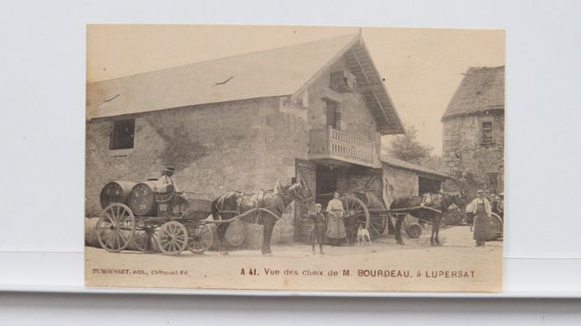Lupersat Vue des Chaix de M. Bourdeau. État superbe. Carte rariss...