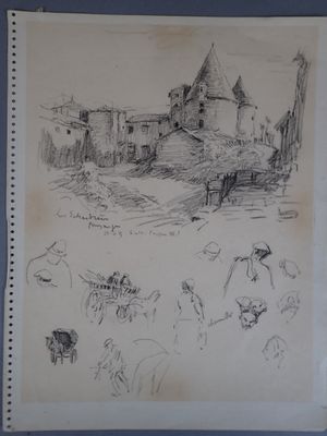 Paul Adrien BOUROUX (1878-1967), attribué à, "Vue des Echard…