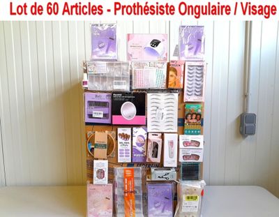 Lot de 60 Articles ( NEUFS ) - Prothésiste Ongulaire et Beau…