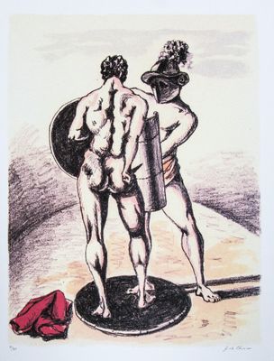 une image représentant deux hommes debout l'un à côté de l'autre