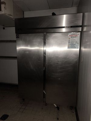 Armoire positive en inox deux portes, de marque FOSTER, modè…