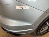 a close up of a car with a sticker on it