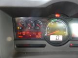 a close up of a speedometer in a car