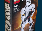 a box with a lego star wars action figure in it