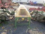 many different types of machinery that are parked in a lot