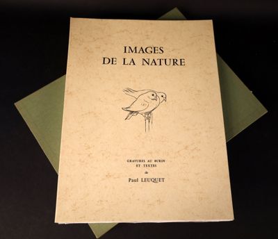 two books with drawings of birds on them sitting on top of each other