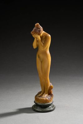 Alexandre ZEITLIN (1872 – 1946) « L’effroi ». Sculpture en c…