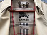 Trench-coat en coton à carreaux Burberry avec détail en chaîne