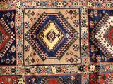 an image of a rug with many different colors and patterns