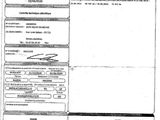 une image en noir et blanc d'un document sur lequel figure un code-barres