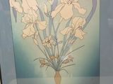 a picture of a picture of flowers in a vase