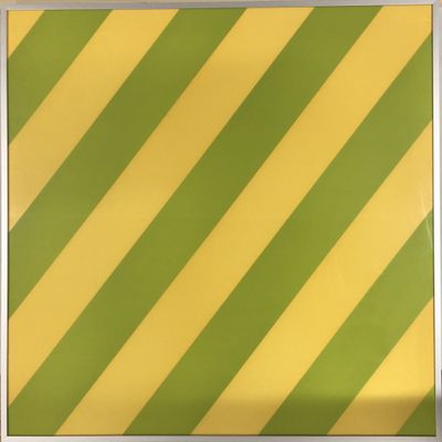 Olivier Mosset - Composition Jaune / Vert, 2003