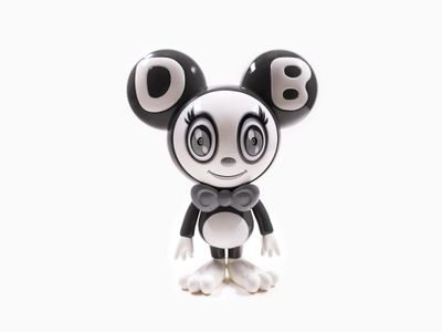 Takashi Murakami (Né en 1962) DOB-KUN (noir et blanc), 2023