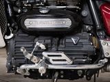 a close up of the engine of a motorcycle