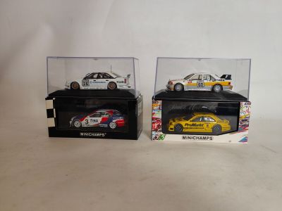 MINICHAMPS : Série de 4 miniatures "Rallye" en boîte d'origi…