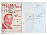 un vieux livre avec la photo d'un homme en costume-cravate