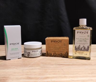 Lot de 4 articles cosmétiques PAYOT Paris, baume jeunesse vi…