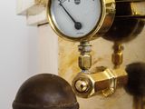 a close up view of a gauge on the side of a fire hydrant