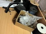 a table with a bunch of different items on it