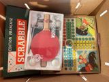 a box with a ping pong set inside of it