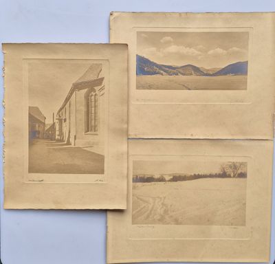 Adolf LAZI (1884-1955). Réunion de trois photographies de pa…