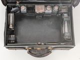 a black suitcase with a bunch of tools inside of it