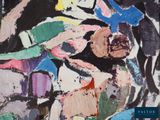 a picture of a painting with many colors on it